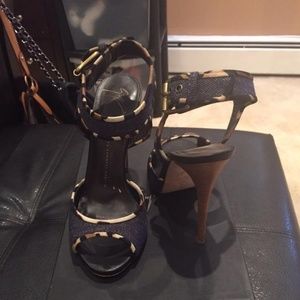 Giuseppe Zanotti Denim Sandals
